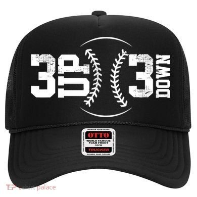 3 UP 3 Down Baseball TShirt TShirt Hat