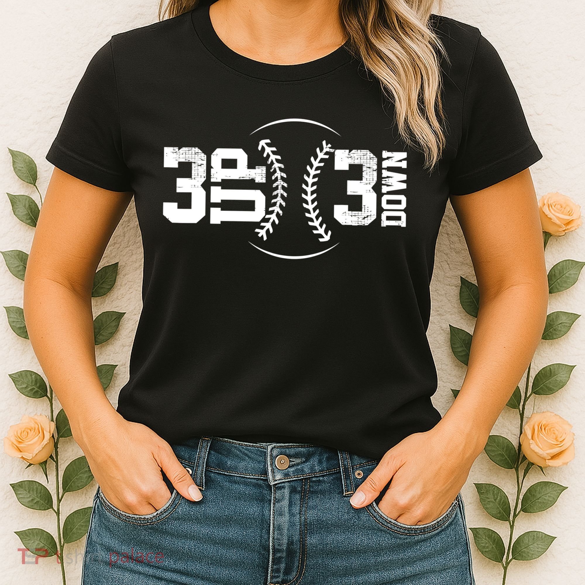 3 UP 3 Down Baseball TShirt TShirt Women's T-Shirt