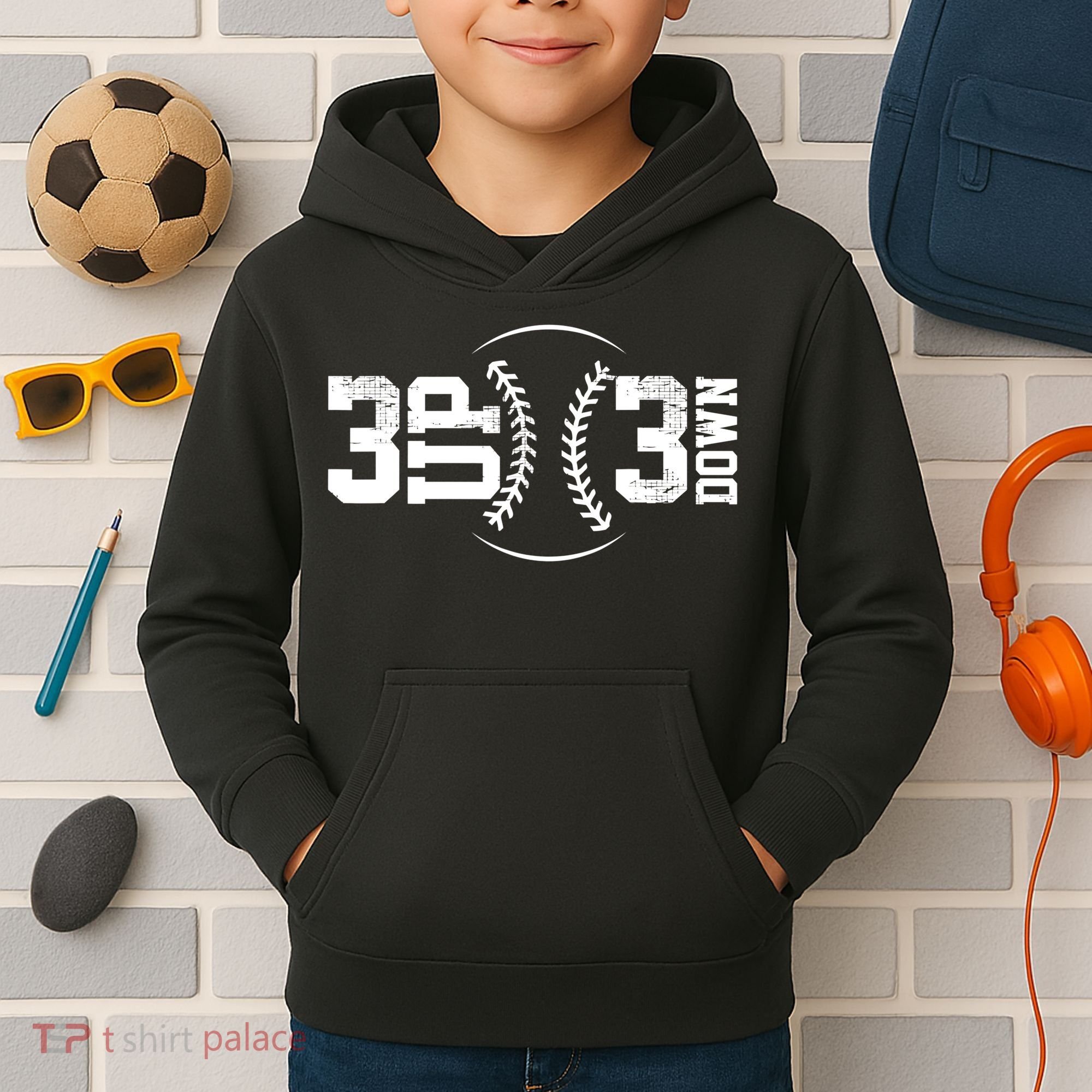 3 UP 3 Down Baseball TShirt TShirt Kids Hoodie