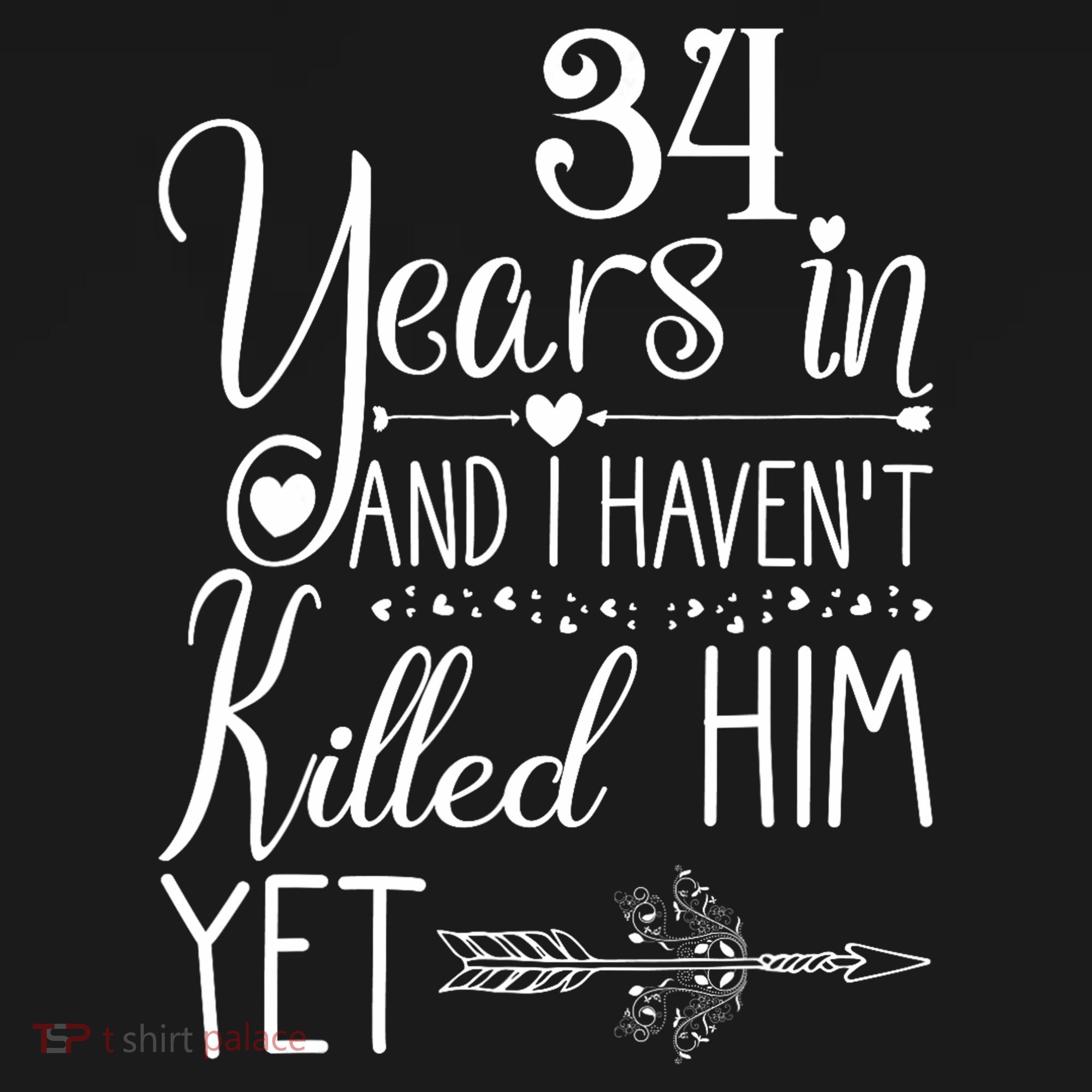 34th Wedding Anniversary For Her Wife Just Married 34 Years Women's Tank Top