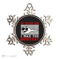 30 Years Ago I Was The Quickest 30th Birthday Funny Ornament thumb 0