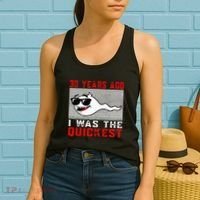 30 Years Ago I Was The Quickest 30th Birthday Funny Women's Tank Top thumb 2