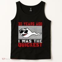 30 Years Ago I Was The Quickest 30th Birthday Funny Tank Top thumb 2
