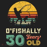 30 Years Old Fishing Gift 30th Birthday Cool Thirty Year Old Women's Sweatshirt thumb 2