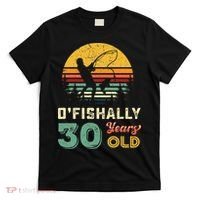 30 Years Old Fishing Gift 30th Birthday Cool Thirty Year Old T-Shirt thumb 0
