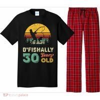 30 Years Old Fishing Gift 30th Birthday Cool Thirty Year Old Pajama Set thumb 0