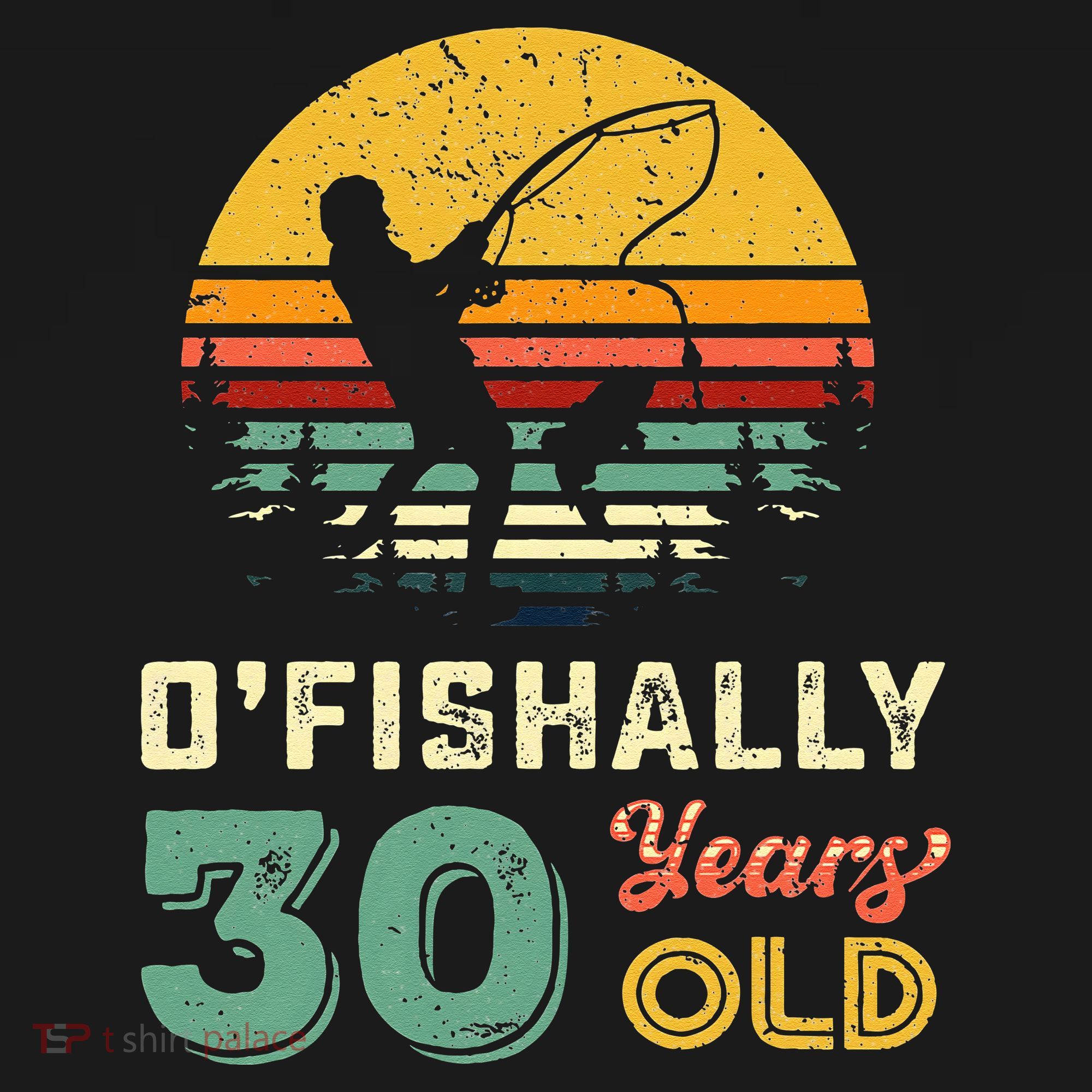 30 Years Old Fishing Gift 30th Birthday Cool Thirty Year Old Women's Hoodie