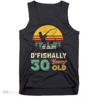 30 Years Old Fishing Gift 30th Birthday Cool Thirty Year Old Tank Top thumb 0