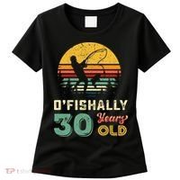 30 Years Old Fishing Gift 30th Birthday Cool Thirty Year Old Women's T-Shirt thumb 0