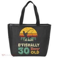 30 Years Old Fishing Gift 30th Birthday Cool Thirty Year Old Tote Bag thumb 0