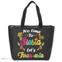 3 Year Old Mexican Fiesta no time to siesta let's Three-esta Tote Bag thumb 0