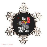  3 Year Old 3rd Birthday Boy Monster Truck Car Ornament thumb 0