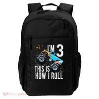3 Year Old 3rd Birthday Boy Monster Truck Car Backpack thumb 0