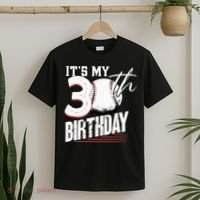 30 Years Old Vintage Baseball 30th Birthday T-Shirt thumb 2
