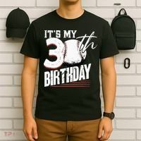 30 Years Old Vintage Baseball 30th Birthday T-Shirt thumb 6