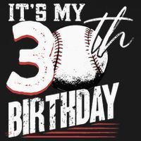 30 Years Old Vintage Baseball 30th Birthday T-Shirt thumb 7