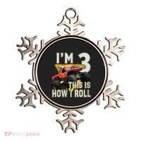 3 Years Old Boy Girl ItS My 3rd Birthday Monster Truck Ornament thumb 0