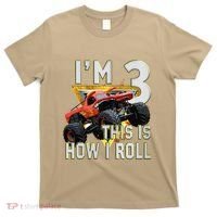 3 Years Old Boy Girl ItS My 3rd Birthday Monster Truck T-Shirt thumb 0