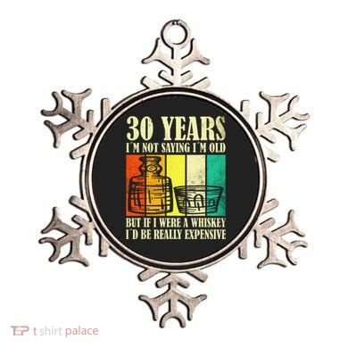 30 Year Old Vintage Bourbon Vintage Whiskey 30th Birthday Ornament
