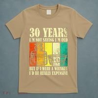 30 Year Old Vintage Bourbon Vintage Whiskey 30th Birthday T-Shirt thumb 5
