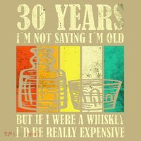 30 Year Old Vintage Bourbon Vintage Whiskey 30th Birthday T-Shirt thumb 7