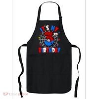 3 Years Old It_s My 3rd Birthday Spider Theme Party Apron thumb 0