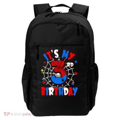 3 Years Old It_s My 3rd Birthday Spider Theme Party Backpack