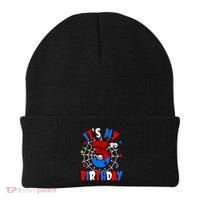 3 Years Old It_s My 3rd Birthday Spider Theme Party Beanie thumb 0