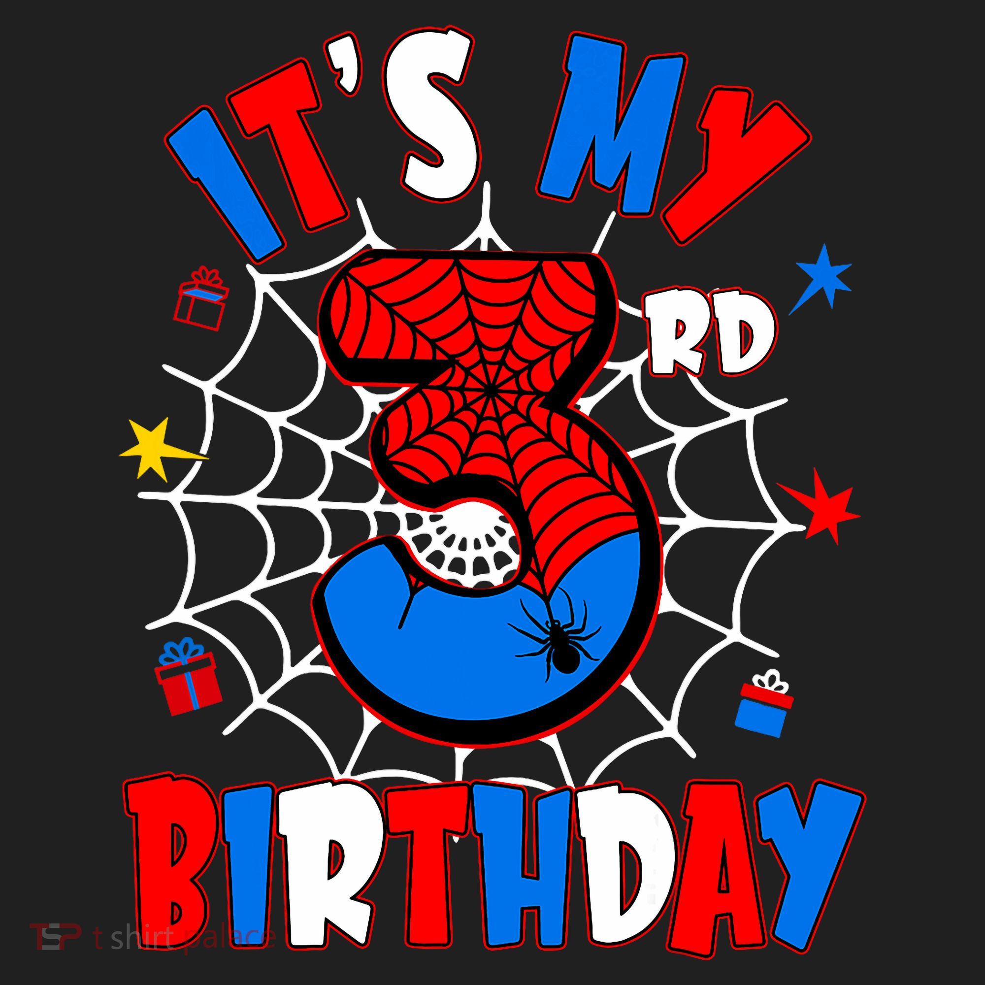 3 Years Old It_s My 3rd Birthday Spider Theme Party Tumbler