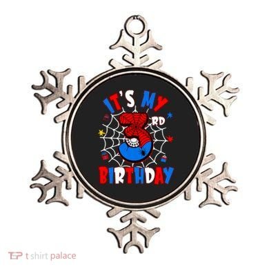 3 Years Old It_s My 3rd Birthday Spider Theme Party Ornament