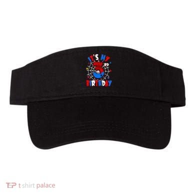 3 Years Old It_s My 3rd Birthday Spider Theme Party Visor