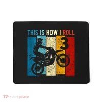 3 Year Old Birthday Boy Motocross 3rd Birthday Dirt Bike Mousepad thumb 0