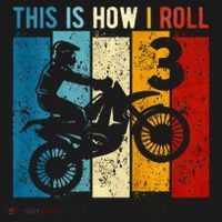 3 Year Old Birthday Boy Motocross 3rd Birthday Dirt Bike Mousepad thumb 1