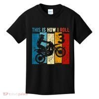 3 Year Old Birthday Boy Motocross 3rd Birthday Dirt Bike Kids T-Shirt thumb 0
