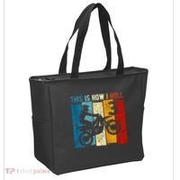 3 Year Old Birthday Boy Motocross 3rd Birthday Dirt Bike Tote Bag thumb 2