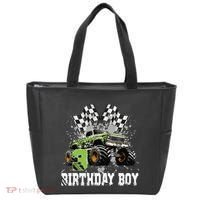 3 Year Old 3rd Birthday Boy Monster Truck Car Gift Tote Bag thumb 0