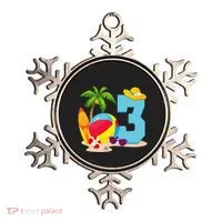 3 Year Old Beach Ball Pool Party Birthday Summer Vacation Ornament thumb 0