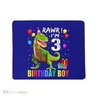 3 Year Old 3rd Birthday T Rex Dinosaur Mousepad thumb 0