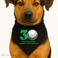 30 Year Old Golfer: Golfing Golf 1992 30th Birthday USA-Made Doggie Bandana thumb 1