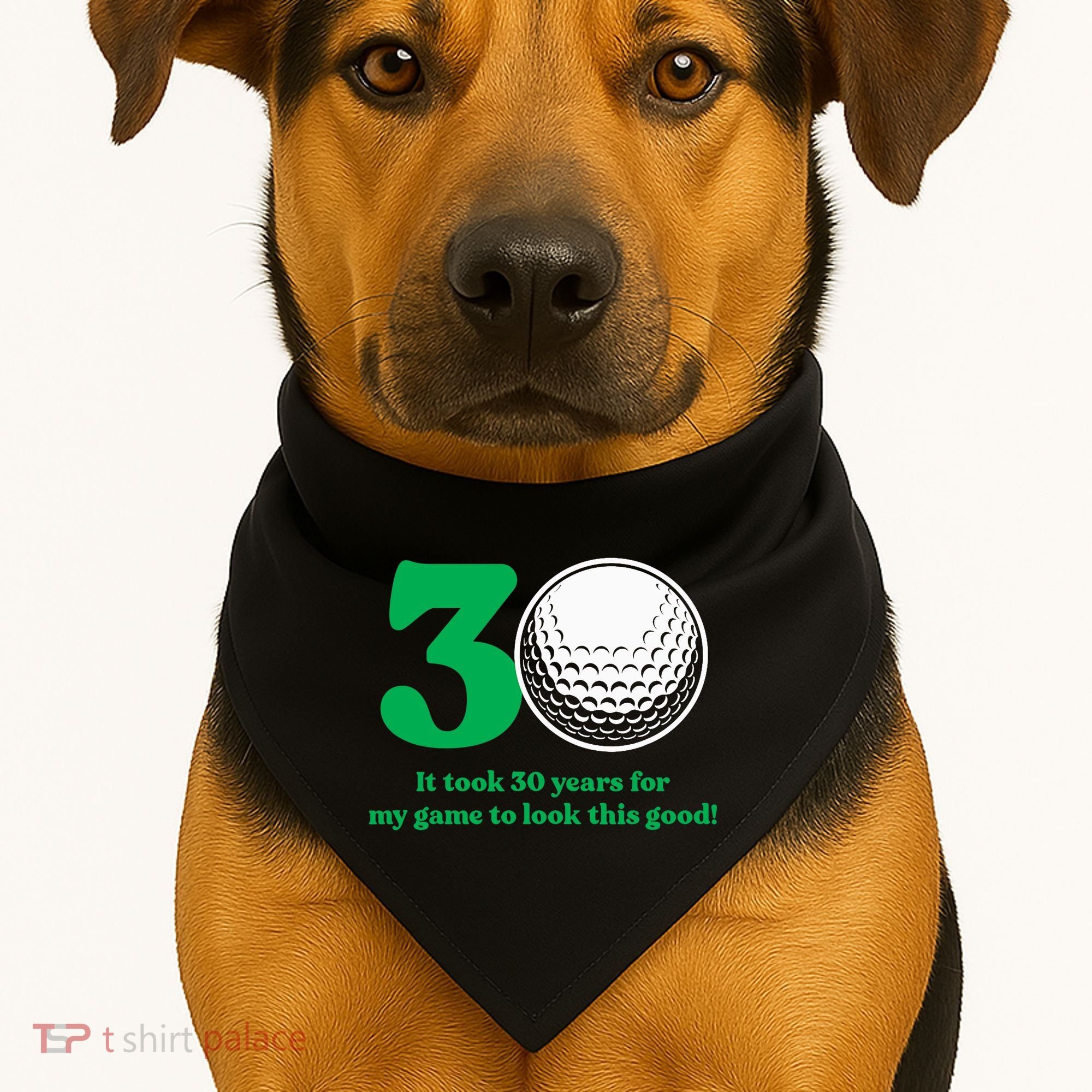30 Year Old Golfer: Golfing Golf 1992 30th Birthday USA-Made Doggie Bandana