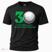 30 Year Old Golfer: Golfing Golf 1992 30th Birthday Cooling Performance Crew T-Shirt thumb 0