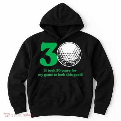 30 Year Old Golfer: Golfing Golf 1992 30th Birthday Hoodie