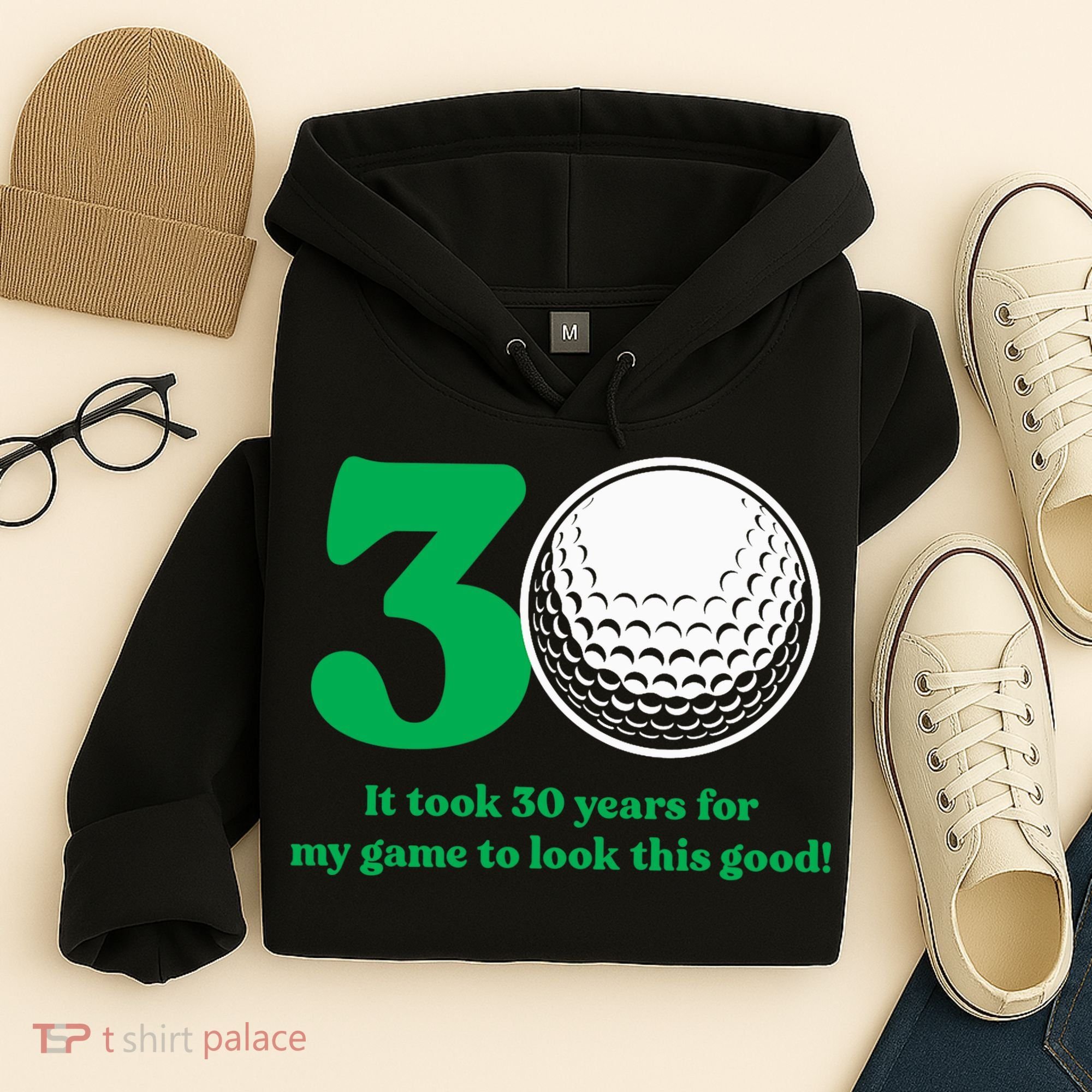 30 Year Old Golfer: Golfing Golf 1992 30th Birthday Hoodie
