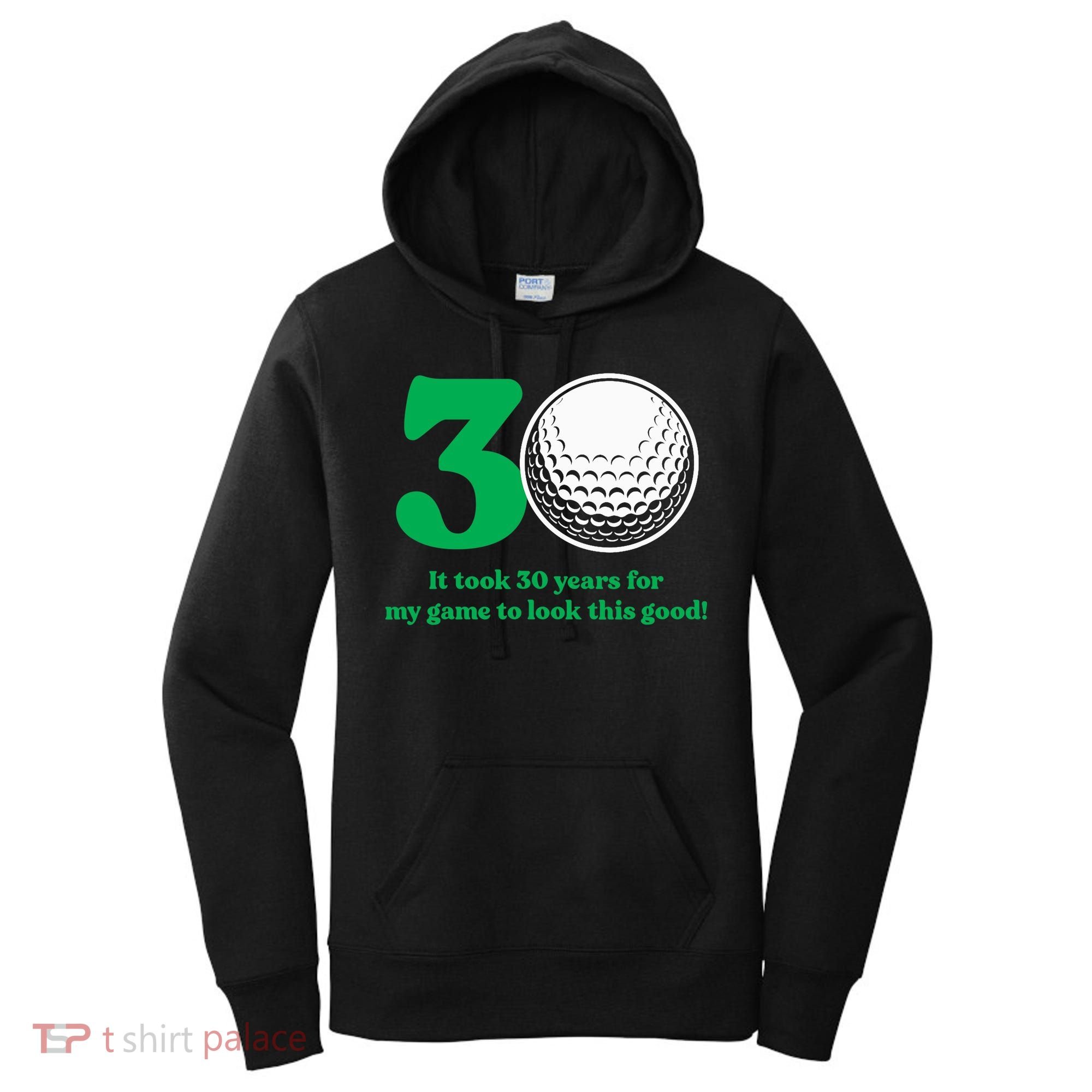 30 Year Old Golfer: Golfing Golf 1992 30th Birthday Women's Hoodie