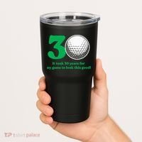 30 Year Old Golfer: Golfing Golf 1992 30th Birthday Tumbler thumb 2