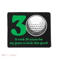 30 Year Old Golfer: Golfing Golf 1992 30th Birthday Mousepad thumb 0