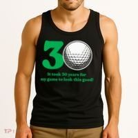 30 Year Old Golfer: Golfing Golf 1992 30th Birthday Tank Top thumb 3