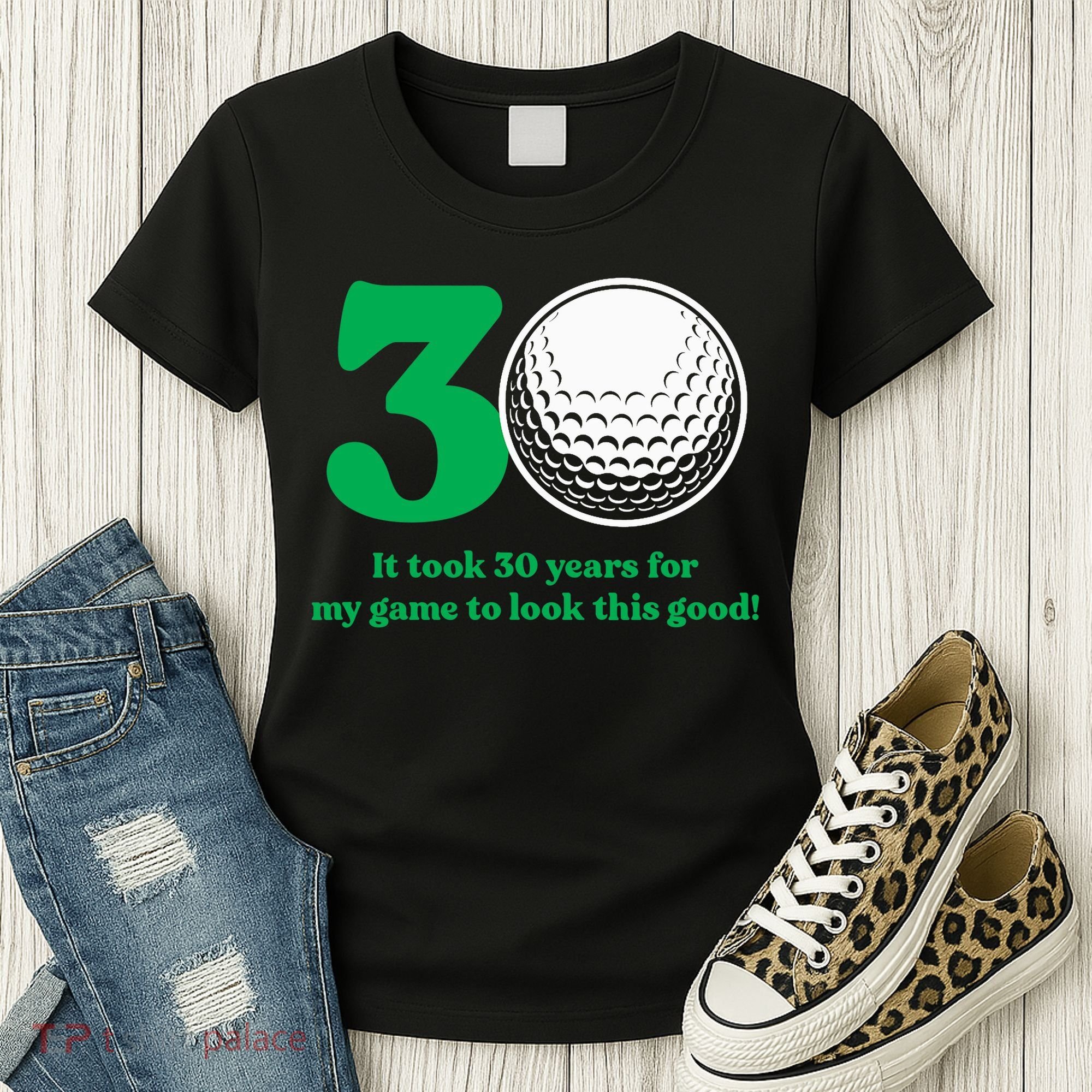 30 Year Old Golfer: Golfing Golf 1992 30th Birthday Women's T-Shirt