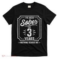 3 Years Sober Sobriety Anniversary Sober Anniversary T-Shirt thumb 0