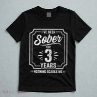 3 Years Sober Sobriety Anniversary Sober Anniversary T-Shirt thumb 5